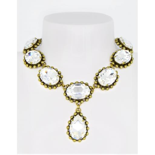 Vintage Caroline Necklace - Crystal